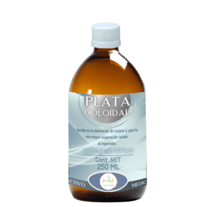Frasco de Agua Coloidal de alta pureza, ideal para uso terapéutico y bienestar general