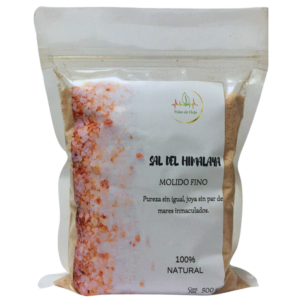 La sal del Himalaya de Pulso de Hoja es 100% Natural Importada del mismísimo Himalaya siendo este un aporte de alrededor de 80 minerales esenciales.