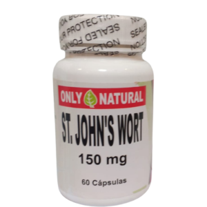 ST. JOHN´S WORT 60 cápsulas (150 mg) Only Natural