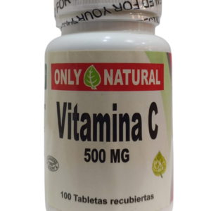 Vitamina C 100 Tabletas (500mg) Only Natural
